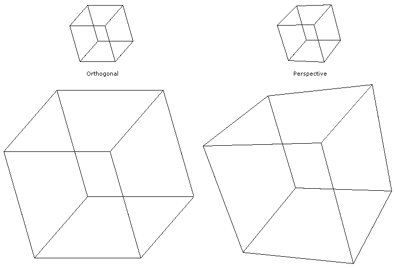 Orthogonal and Perspective Projections